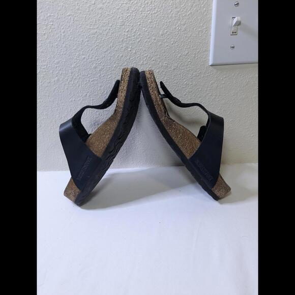 Birkenstock Shoes - Used Black Thong Style Birkenstocks Women's Size 35
